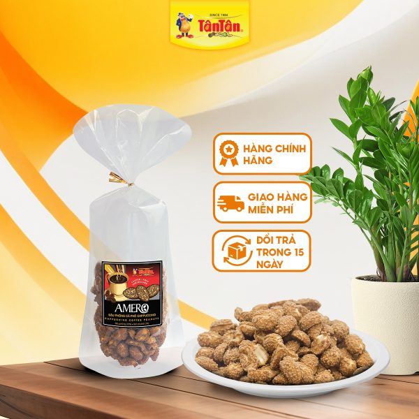 Đậu Phộng Amero Cappucino Tân Tân - Gói100g